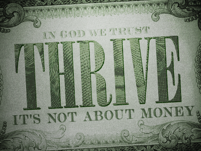 Thrive church money sermon series thrive