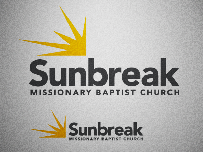Sunbreak church logo sun