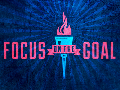 Focus On The Goal blue focus olympics red sermon torch