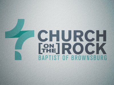 Church on the Rock church cross logo