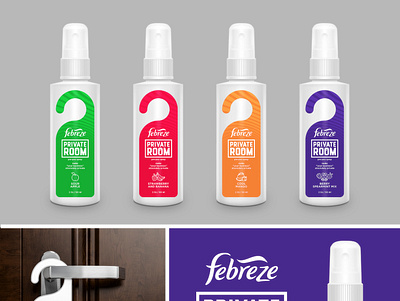 Febreze Pre-poop Spray Concept branding creative concept package design