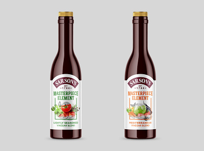 Sarson's Vinegar Blend - Masterpiece branding creative concept package design