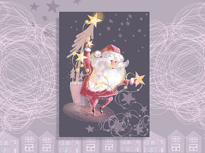 Postcard Merry Christmas