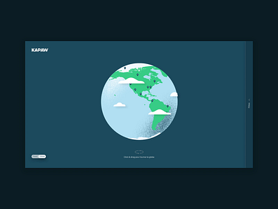 Kapaw design concept animation browse concept dayliui design earth ecology swiss