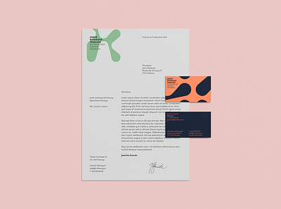 Jardin botanique Fribourg | identité visuelle branding business card design design