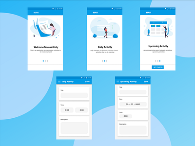 Management Activity (Mobile Design) android design mobile ui