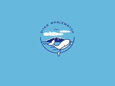 Sitka alaska logo vector whale whale logo whalewatching