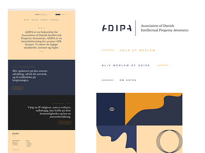ADIPA: Webdesign branding design icon illustration typography ux vector web website