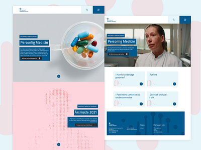 National Genome Center: Webdesign