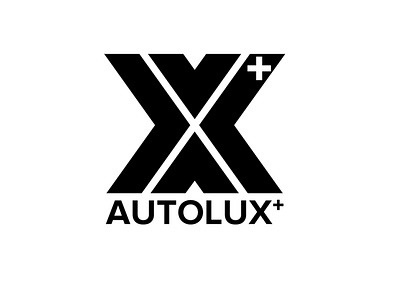 Autolux + design illustration logo