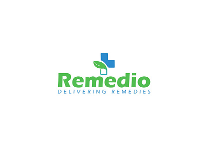 Remedio design illustration logo