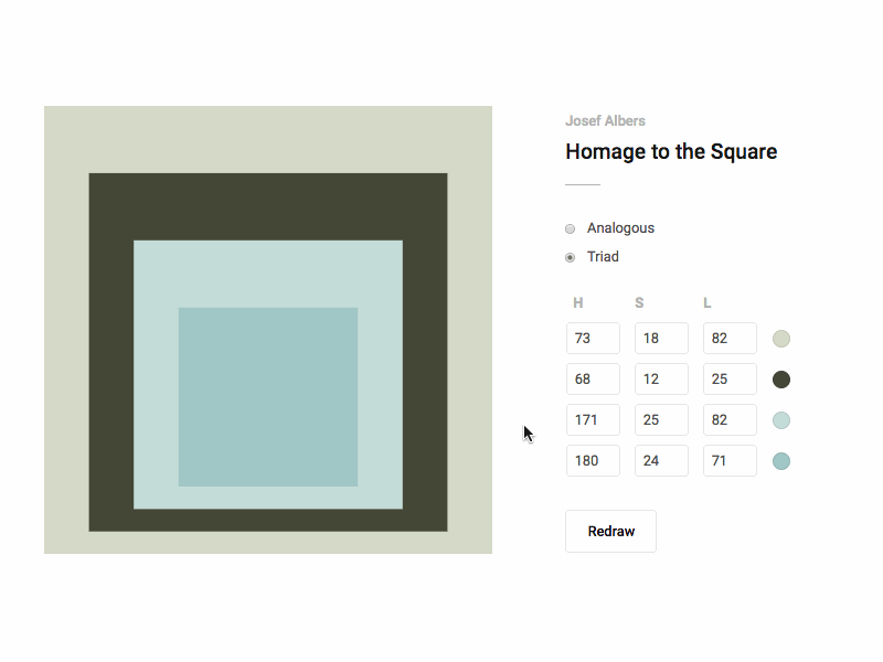 Albers as a Millennial (Homage to the Square)