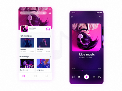 Music App UI icon music music app design music app ui ui