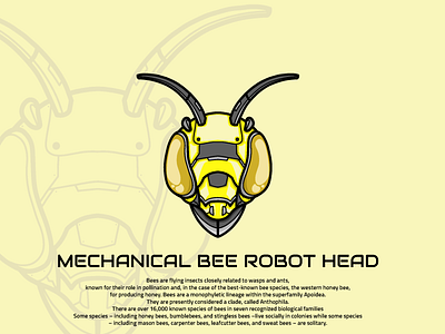 Mechanical Bee Robot Head