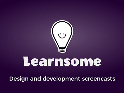 Learnsome logo (purple) lightbulb