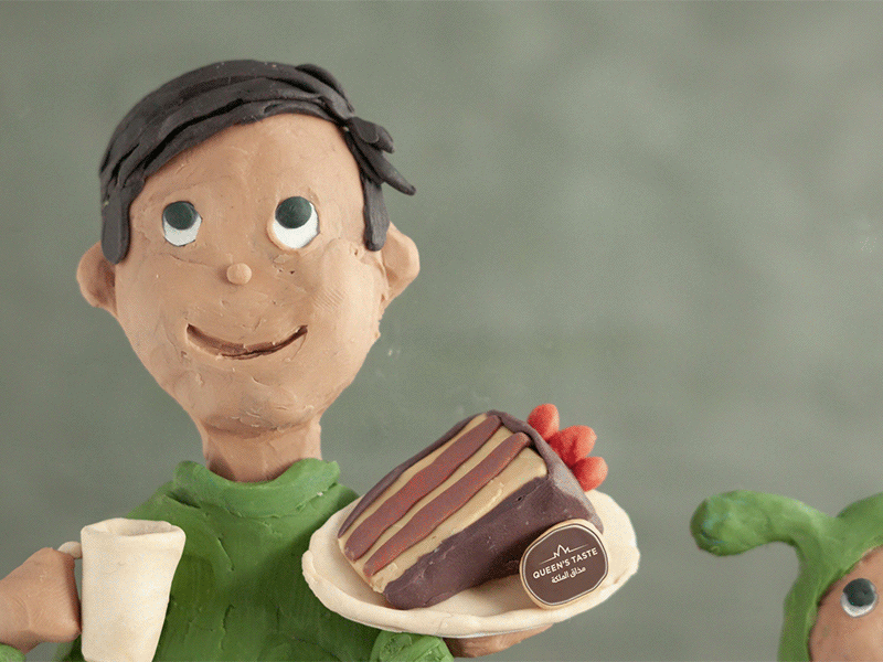 Queens Taste Cake animation bakery cake character character design child illustration children clay claymation illustration stop motion