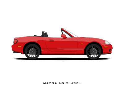 Mazda MX-5 Illustration design illustration vector