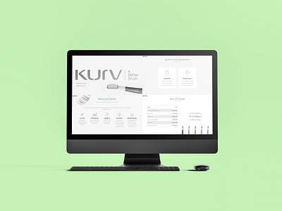 Kurv Pitch Deck graphic design pitch deck presentation