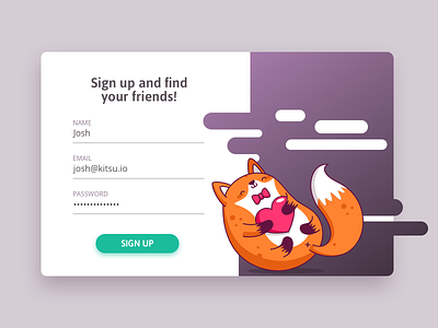 Daily UI #001 -- Sign Up dailyui onboarding register sign up