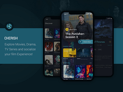 Cherish App - Movie Streaming App
