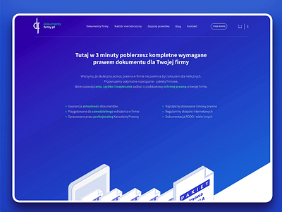 Dokumenty Firmy - homepage animation animation attorney backend branding e commerce finance frontend interface law lawyer legal services ui ux web webdesign website