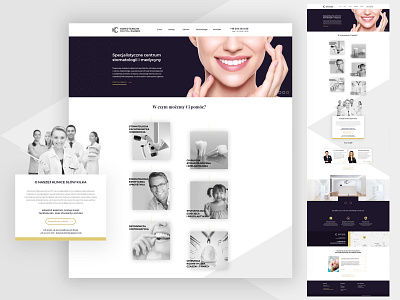 Konstancin Dental Clinic dental dentistry design frontend interface poland ui ux web webdesign website wordpress