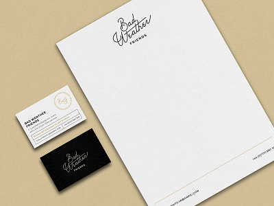 Letterhead & Business Cards - BWF branding businesscard graphicdesign letterhead stationary