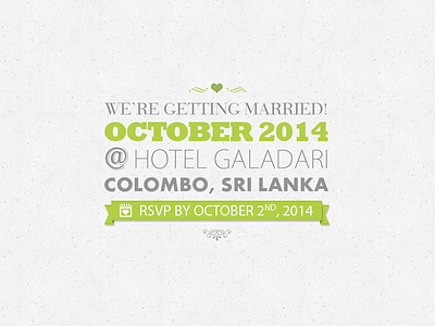 Wedding RSVP invite love married minimal rsvp typography