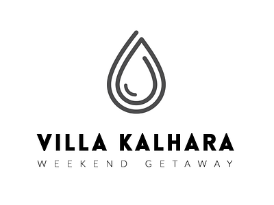 Villa Kalhara Logo branding design getaway logo srilanka tourism travel villa weekend