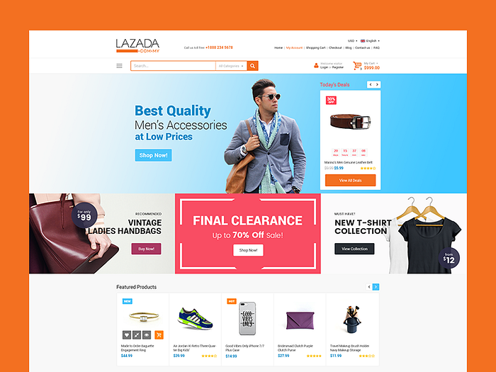 Lazada Redesign Concept By Hasitha Sandaruwan On Dribbble