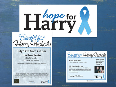 Hope For Harry materials design logo