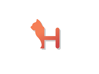 Hay Dog Logo animal logo simple