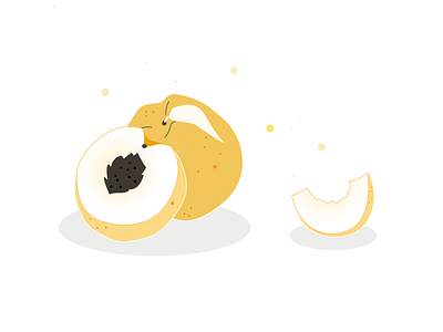 06 fruit illustration monochrome vector