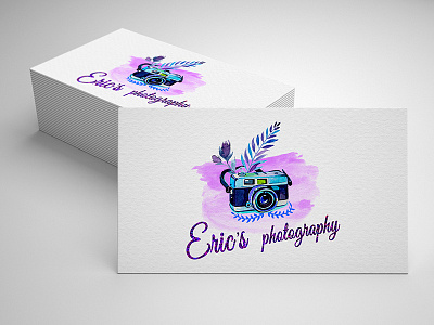 Watercolor Photography Logo business card camera camera icon camera lens camera logo card create logo creative design graphic design logo logo a day logotype photographers photography photoshop watercolor watercolor art watercolor background watercolor brush