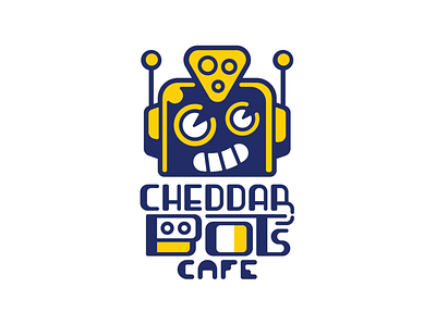 Latest Cheddar Bot's Logo branding cartoons character design graphic design icon illustration logo design logotype typography vector