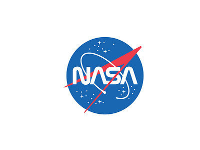 Combined NASA Logo chevron icon illustration insignia logo logo design mark meatball nasa patch space stars worm