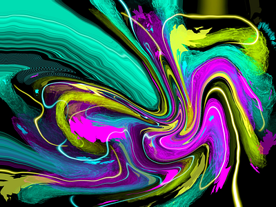 Abstract 2 abstract clouds design desktop background elemental ethereal illustration light lighting painting psychedelic storm