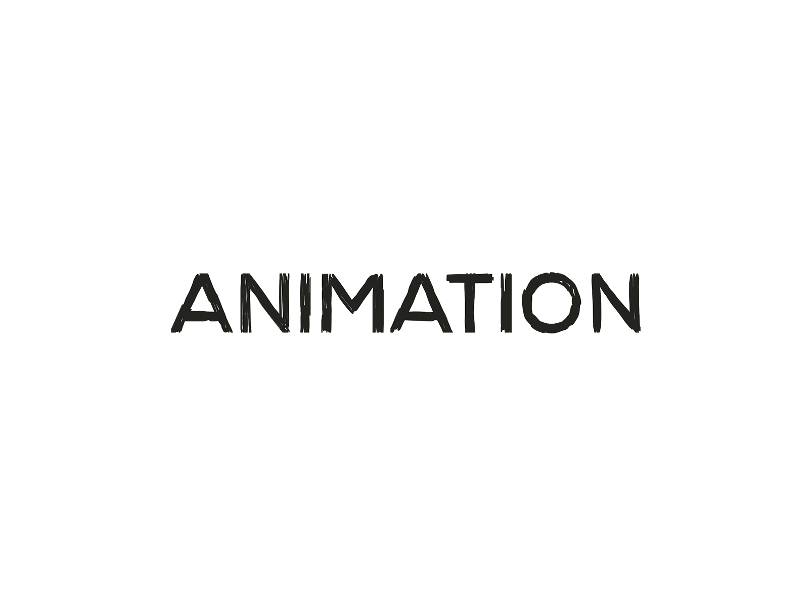 Animation animation design gif hand drawn logo sketch type typography