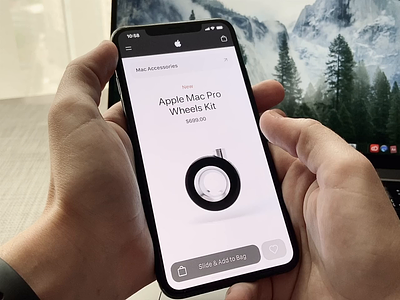 Apple Store Concept 3d apple apple design appleconcept gestures iosconcept mobile prototype ukraine wheels