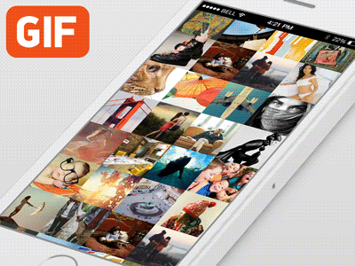 Photo Navigation Concept (GIF) animation flat ios gif ios animation photo catalog navigation concept ios7 animation ios7 odessa ukraine