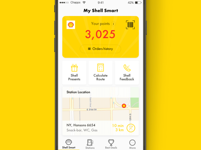 Shell App ai barcode car disel driver fuel gas ios scan shell ukraine