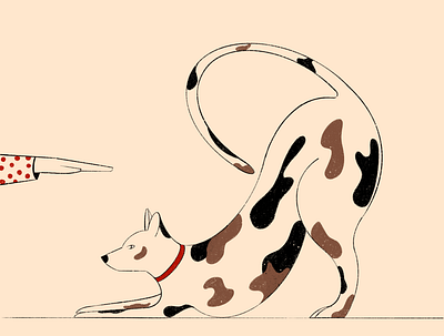 good boy character character design dog flat graphic illustration illustration art procreate