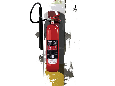 Fire Extinguisher adobe illustrator illustration still life vector art