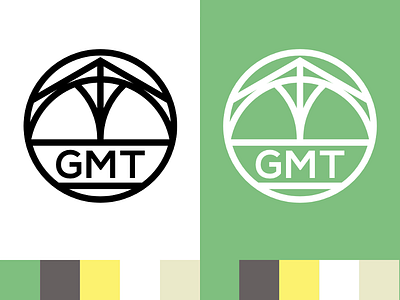 GMT 002 frame geometric logo oak timber