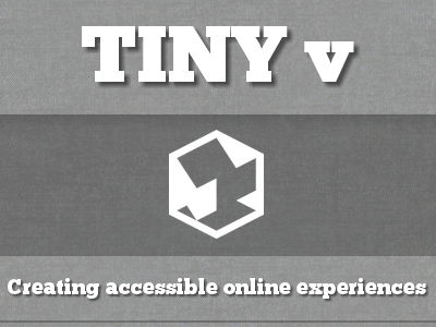 TINY v branding chunk grayscale grey greyscale identity logo monogram moveabletype webfont