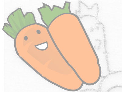 Moron carrots drawing illustration process sketch vector