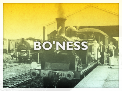 Bo'ness boness railway retro steam texture vintage