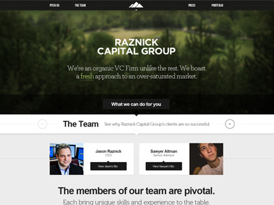 Raznick Capital Group benzinga capital firm group organic raznick scroll scrolling trees vc venture vertical