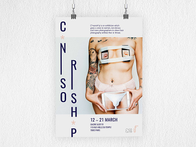 FFU – C*nsorsh*p exhibition poster