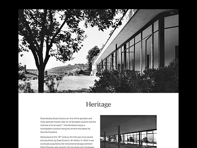 Villa Rondinelli coding concept css design digital design fashion florence html interior design italy javascript photoshoot ui ux visual design web development